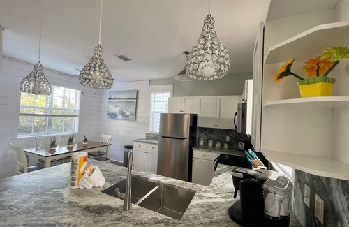 Seagrove Beach House | 🏖30A Turquoise Paradise Bungalow 104: 400yds to Beach, Beach Wagon & Chairs