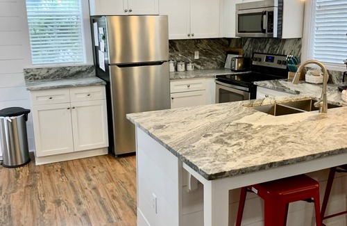 Seagrove Beach House | 🏖30A Turquoise Paradise Bungalow 104: 400yds to Beach, Beach Wagon & Chairs
