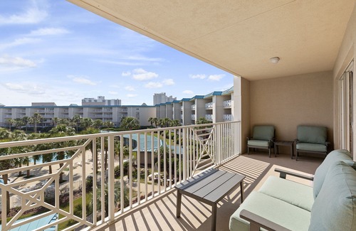 Miramar Beach Condo | Amalfi Coast 324D - Gulf View, Community Pool, Tennis, Beach Service Included!