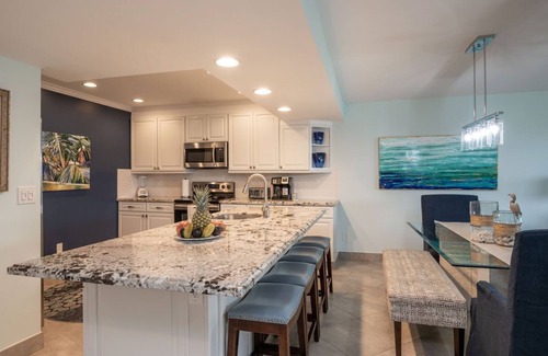 Key West Condo | Anchor Drop modern elegance upgrades throughout views of Atlantic Ocean