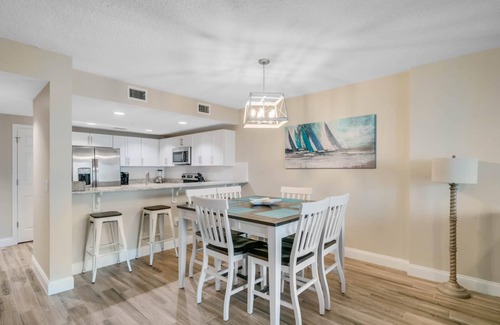 Ocean View Halifax Estates Condo | Aruba 303 -SPARKLING NEW BEACHFRONT 3 BR CONDO IN DAYTONA BEACH SHORES.