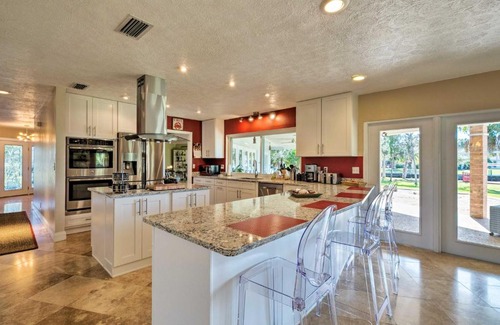 Dixie Shores House | Bayfront Florida Retreat with Boat Lift and Fire Pit!