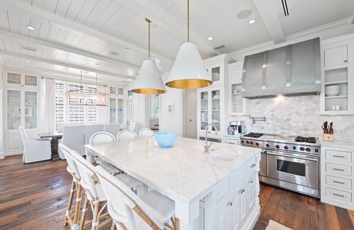 WaterSound Beach House | Book a Fall Getaway Today! Beachfront! Private Pool! Peloton! Golf Cart!