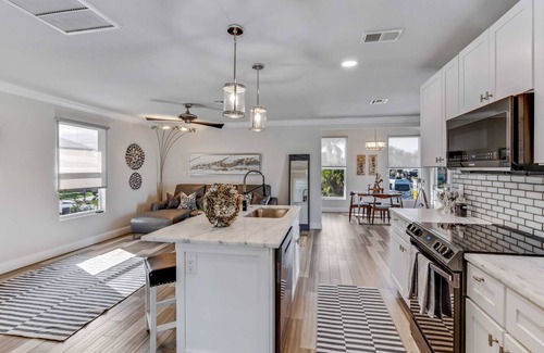 Estero Bay Shores House | Canal Front Stilt Home: Waterfront Bliss