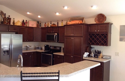 The Villages House | Charming Village of Dunedin Home w/Tile Flooring and Serene Water View
