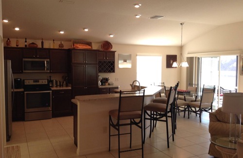 The Villages House | Charming Village of Dunedin Home w/Tile Flooring and Serene Water View