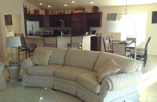 The Villages House | Charming Village of Dunedin Home w/Tile Flooring and Serene Water View