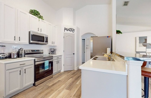 West Stonebridge Villa | Family home with private pool, private W/D, and central AC - near Disney