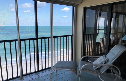 Indian Rocks Beach Condo | Full Beach Front South Corner Condo with Heated Pool, Spa & Tennis Court 2/2