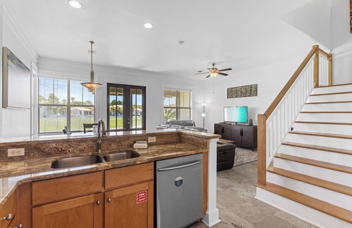 Sandestin Condo | Golf Cart! Fresh New Updates! Front Row Baytowne Golf Course View! Beach & Pool!