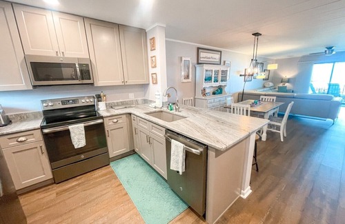 St. Augustine Beach Condo | Island South 10 - Updated 2 bedroom Oceanfront top floor condo with amazing