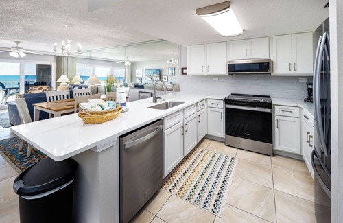 Fort Walton Beach Condo | Islander Beach 3001 Direct Ocean View from Private Balcony, Large Pool, Free Beach Service