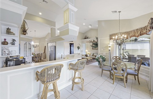 Marco Island House | Large waterfront home w/all-day sun on pool