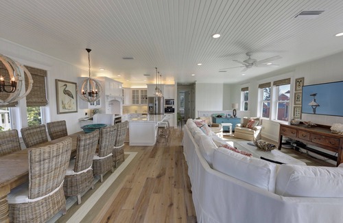 Anna Maria House | Luxury AMI Home - Heated Pool & Spa - Steps to Beach - Ocean Views