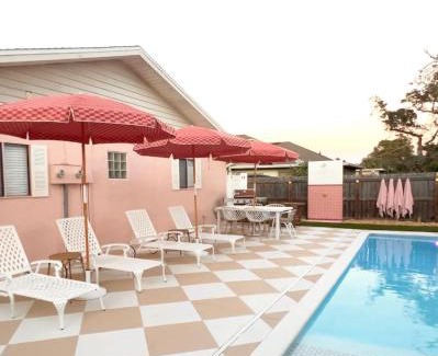 Port Canaveral Villa | Luxury Villa 3 Blocks from the Beach with a Pool, Fire Pit and Outdoor Oasis