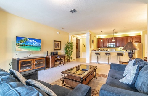 Florida Central Atlantic Coast Condo | Minutes to everything. Desirable Ground Floor Condo in Vista Cay |Lanai |Across from Epic Universe