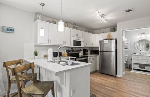 Seagrove Beach Condo | Modern remodeled, dog friendly,1st floor condo, steps to beaches & restaurants!