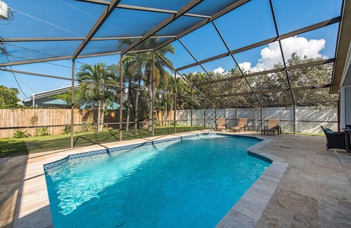 Naples Park House | Naples Park Paradise with salt water heated pool.