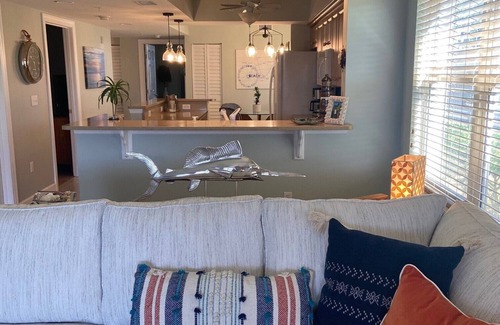 Bouchelles Island Condo | New Smyrna Beach intercoastal complex blocks from the beach!