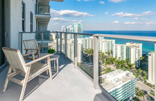 Hallandale Beach Apartment | NEW2019 2BR SE CORNER SUITE AMAZING OCEANVIEW 26th Floor