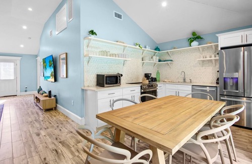 Whitney Beach House | One block to beach! 3 bedroom home with pool and backyard oasis.
