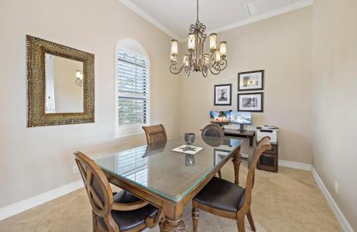 Marco Island House | Opulent waterfront home with pool, spa, dock and deck
