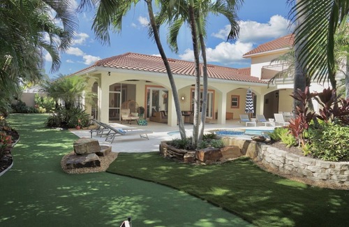 Naples Park House | Paradise Palm Villa- SEE OUR NEW POOL AREA AND OUTDOOR KITCHEN!
