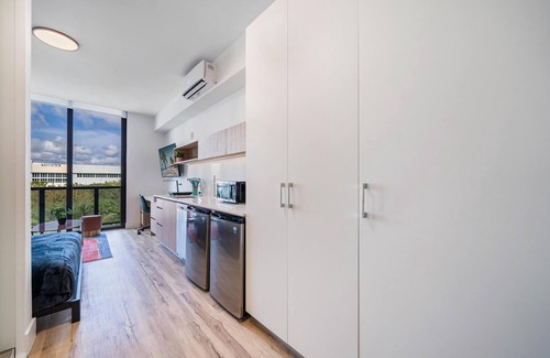 East Little Havana Apartment | Pastel Studio | Balcony, Roof Deck, Near Downtown