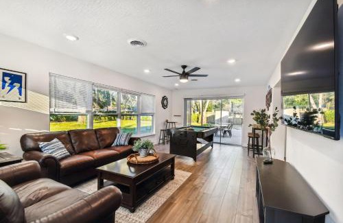 Bearss Plaza House | Plush sheets, Games!, Huge backyard, Massage Chair