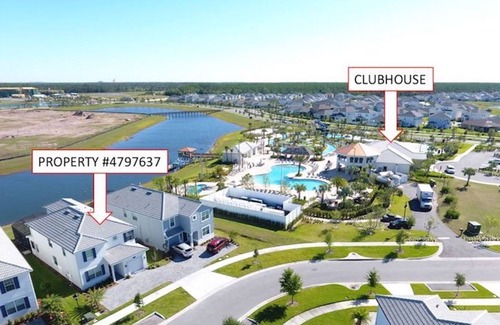 Kissimmee Villa | ✔️Pvt pool ✔️ SPA✔️ near Disney ✔️12 ppl ✔️ Clubhouse access