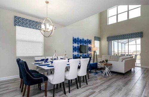 Kissimmee Villa | ✔️Pvt pool ✔️ SPA✔️ near Disney ✔️12 ppl ✔️ Clubhouse access
