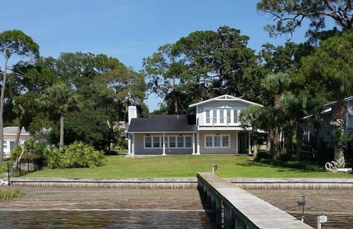 Crystal Beach House | Romantic Escape; Open Gulf View; Your Own Private Dock! Elevator to master.