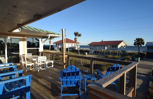 St. George Island House | Save 15% on fall stays! Steps to Beach, Gameroom, pool, hot tub, dog friendly.