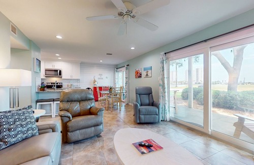 Miramar Beach Condo | Sunny condo with lake views, outdoor pool, fast WiFi, tennis & central AC