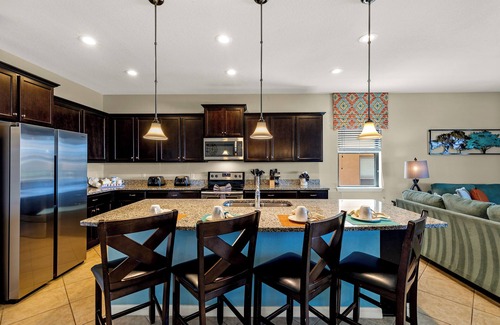 Four Corners Villa | Sunset View Villa, pool and spa -lake view - game room, resort, Nr Disney/Golf