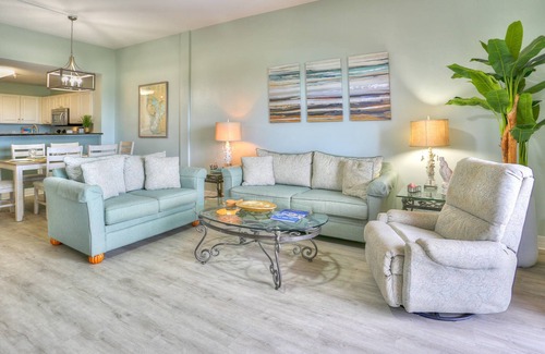 Madeira Beach Condo | Top Floor Overlooking the Marina. Close to Johns Pass. Spacious with Two Private Balconies!