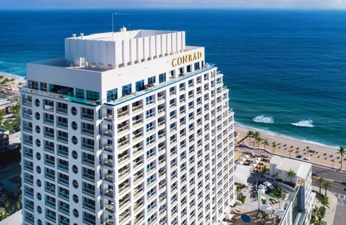 Central Beach Condo | Two bedroom Residence with kitchen and balcony