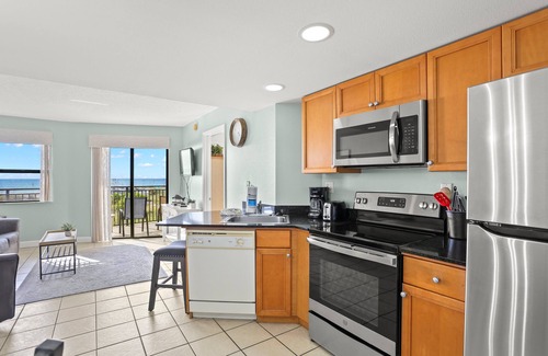 Belle Vista Condo | 🌅 Vista's on the Gulf #202 — Gulf Front Luxury with Balcony Views & Resort Amenities