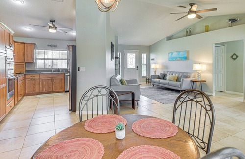 Marineland Acres House | Walk to Beach! Palm Coast Oasis w/Pool