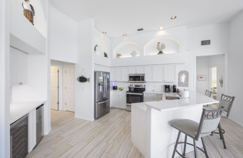 Marco Island House | Waterfront home with views, pool & walk to beach