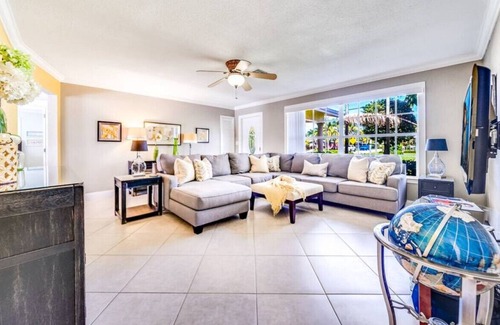 Cypress Lakes House | WATERFRONT PARADISE + HEATED POOL! MILE TO BEACH!