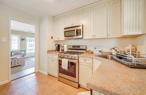 Brigantine House | 1 Block to Brigantine Beach: Breezy Home w/Patio!