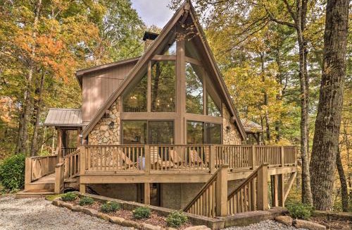 Highlands House | 1 Mi to Town: Chalet-Style Highlands Retreat