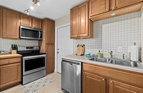 Port Canaveral Condo | 1 Min Walk to Beach | Beach Block Oasis | 2BR/1BA | Beachfront Bargain