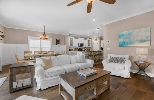 Folly Field House | 100 Luxury Pool Home | Media Room | Walk to Beach