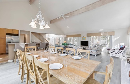 Oceanside House | 14 Green Heron ~ Spacious 4th Row Ocean Home in Sea Pines with Large Pool!