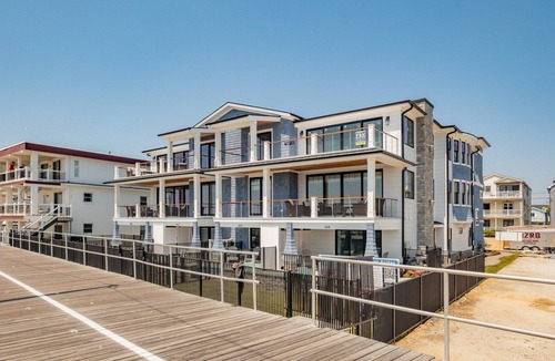 North End Condo | 1413 Sand Castle Ocean Front Condo on Boardwalk, w/Pool, Elevator, Sleeps 19