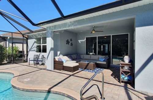 Bonita Springs House | 15 minutes from the beach. Pool house in gated community