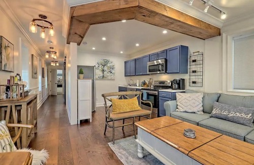 Blue Ridge Apartment | 1940's Historic Bungalow with King Bed and Pet Friendly