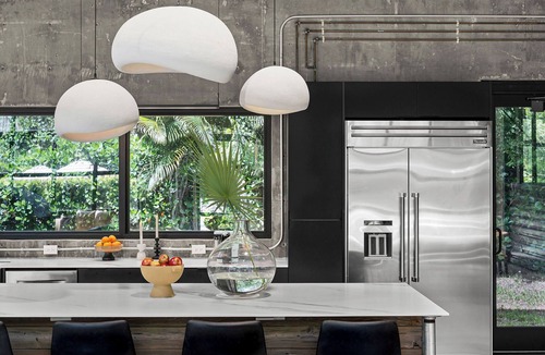 Naples House | 2.5-Acre Modern Industrial Estate w/Cinema, Gym, Pool, Pickle Ball, Hot Tub